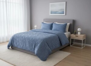 img500 Cobertor de Lujo Azul