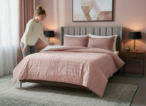 img604 Cobertor de Lujo Palo de Rosa